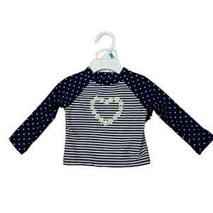 Little Me Polka Dot Swimsuit Set Size 6-9 Months